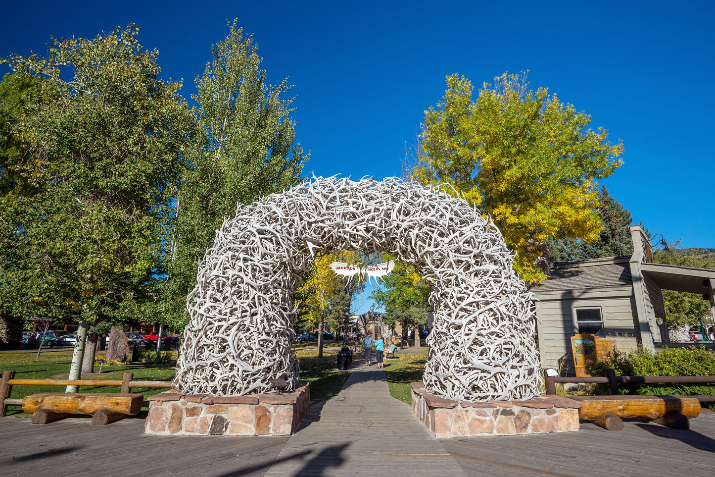 Jackson Hole Elk Antler Arches